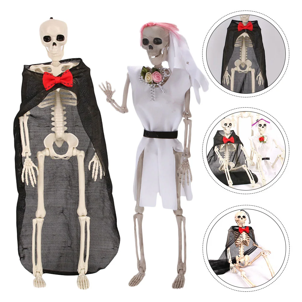 

Skeletonhanging Decoration Ornaments Body Full Posable Groom Pendantprops Ornament Fake Figure Figurine Decorations Statue