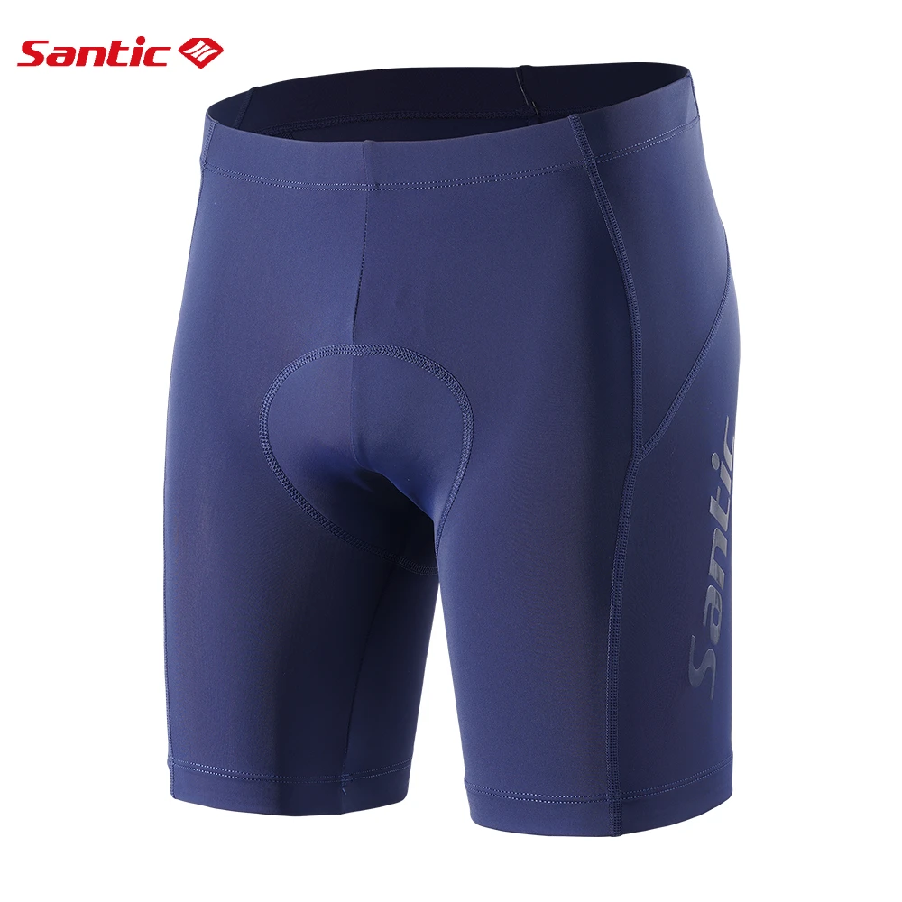 

Santic Cycling Shorts Men MTB Road Bike Shorts Padded Bicycle Shorts Summer Shockproof ReflectiveTights Ciclismo Black Short