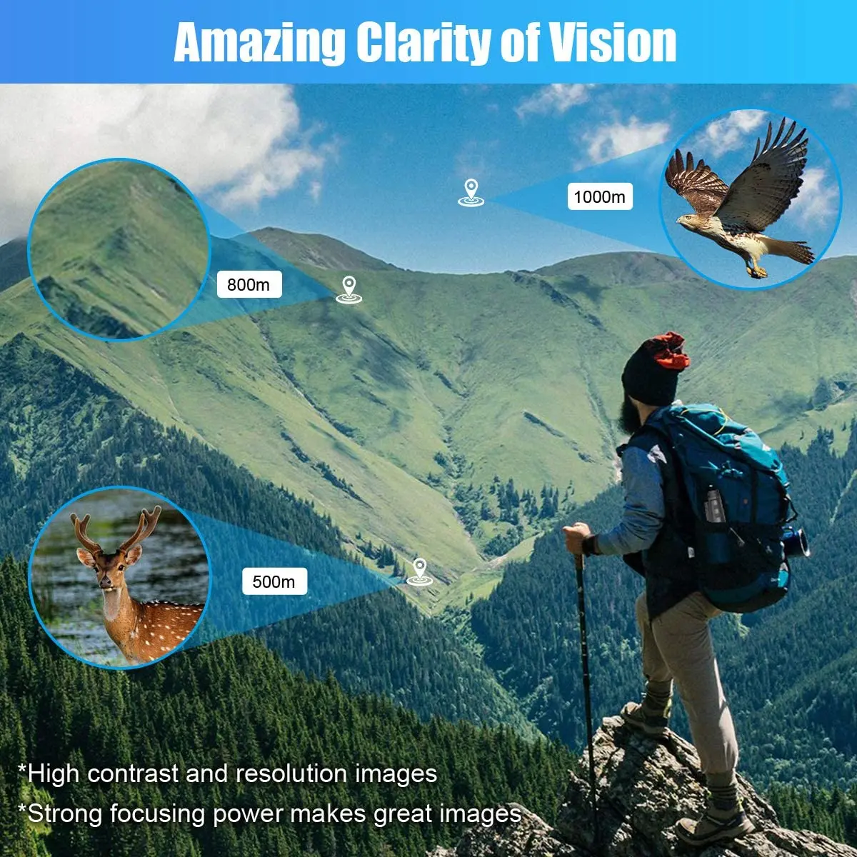 Портативный монокулярный телескоп APEXEL 40x60 телеобъектив для мобильного телефона