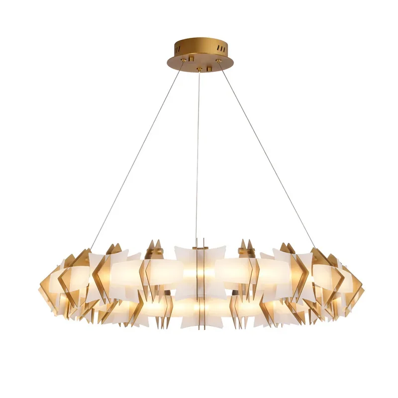 Новая итальянская креативная роскошная люстра современная для спальни отеля