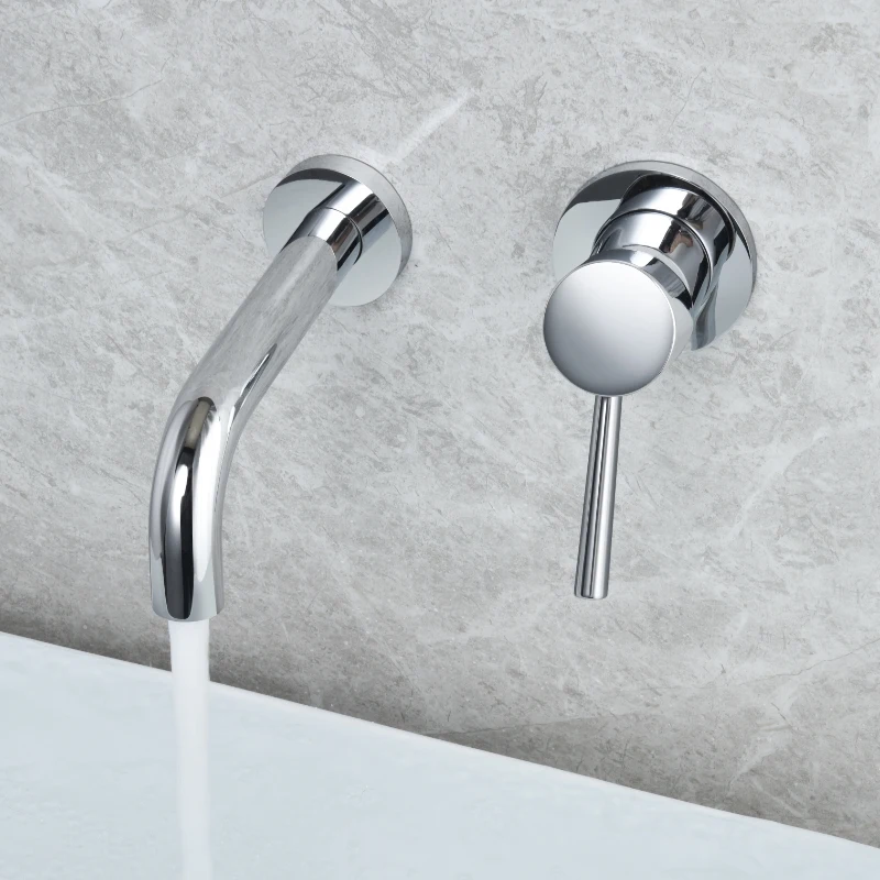 Скрытый смеситель для домашнего туалета полностью медный черный раковины