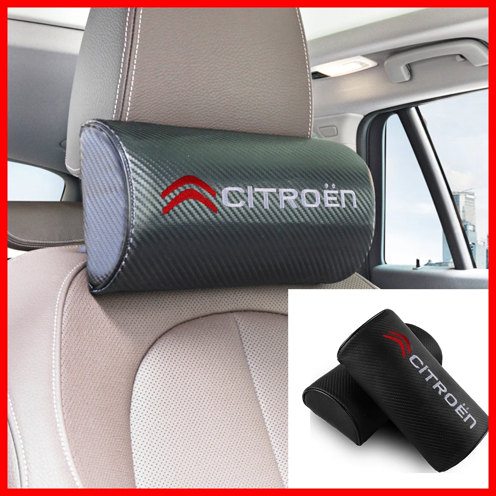 

Car Headrest Neck Pillow Auto Seat Head Neck Rest Cushion Accessories For Citroen DS C1 C3 C4 C4L C5 C6 VTS C-ELYSEE DS3 DS4 DS6