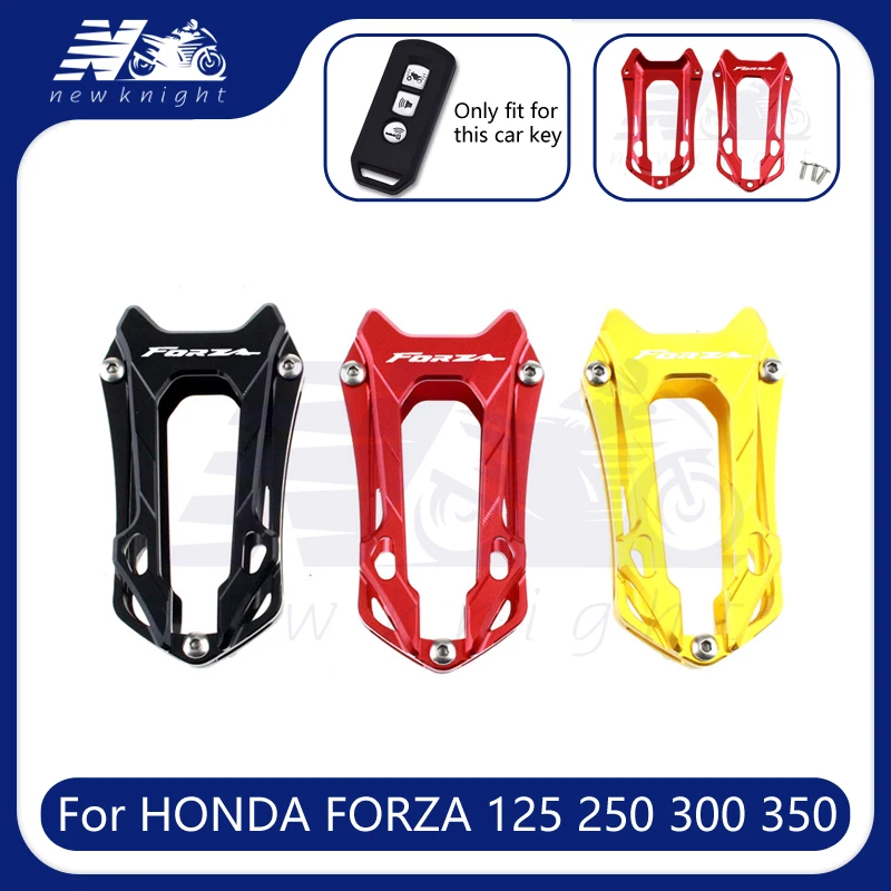 

For Honda FORZA 125 250 300 350 FORZA350 FORZA300 Motorcycle Scooter 3 Button Remote Control Key CNC Aluminum Protective Case