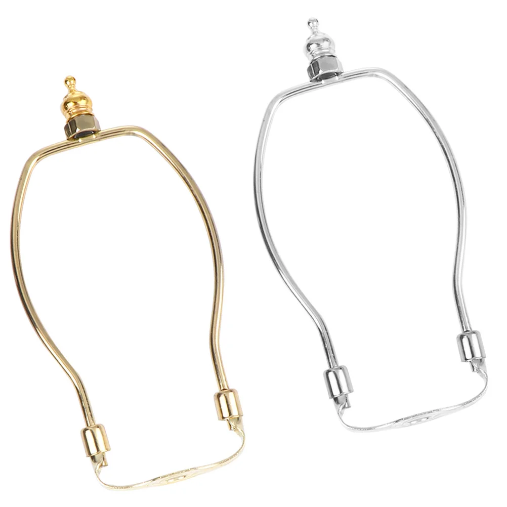 

Lamp Harp Shade Holder Frame Horn Parts Lampshade Shades Bracket Light 2Pack Repair Inch Lampshades Adaptor Finials Fitter