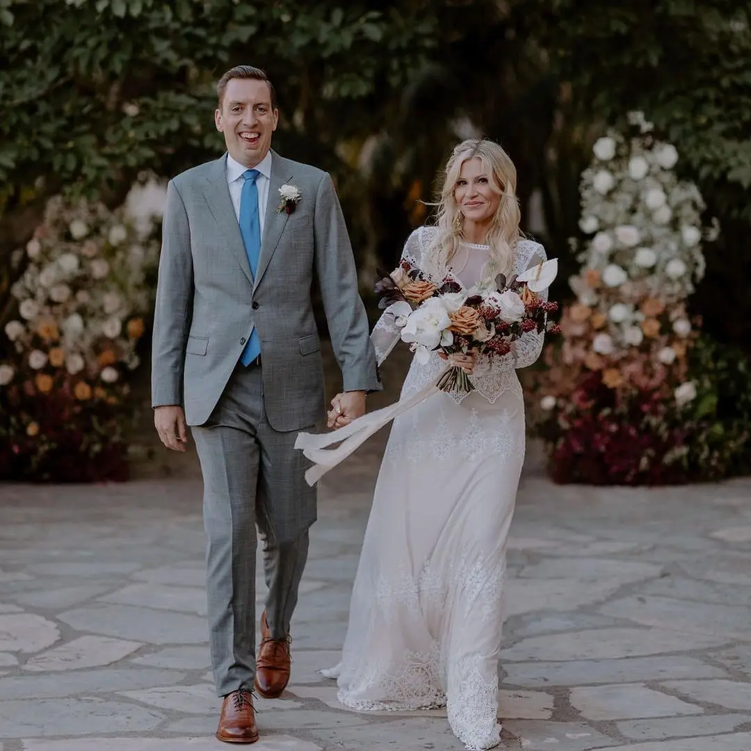 Свадебные платья Xunbei в богемном стиле, белое кружевное шифоновое платье с круглым вырезом и открытой спиной, платье невесты с длинным рукав...