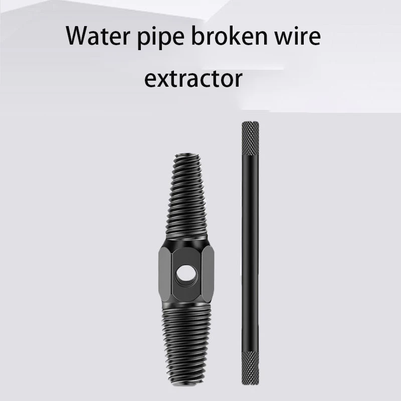 

Broken Wire Extractor Faucet Double-head Triangle Valve Universal Tap Screw Extractor Pipe Valve Tap Broken Wires Screws