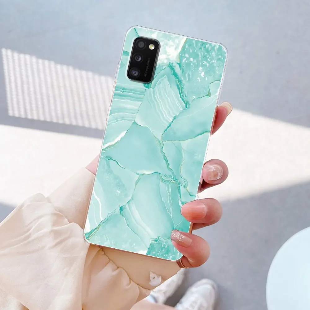 Фото Чехол для Samsung Galaxy A41, задняя крышка для Galaxy A41, прозрачная Мягкая силиконовая задняя крышка для телефона, чехлы для Samsung A41, A 41, чехол №4
