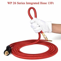 wp26 quick connect tig welding torch gas electric integrated red hose cable wires 4m 35 50 euro connector 13 12ft