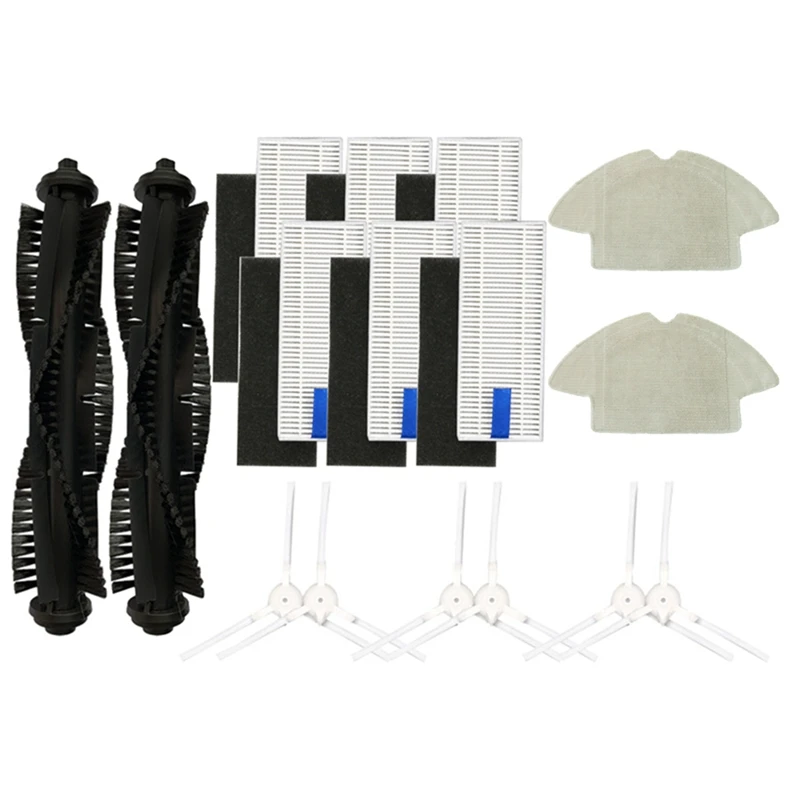 

16Pcs Main Brush HEPA Filter For 360 S6 Roll Brush Side Brush Mop Cloth Robotic Vacuum Cleaner Spare Parts Accessories