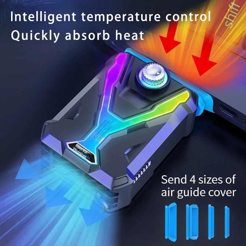 

Exhaust radiator Notebook computer cooler Absorb heat Rapid cooling Adjustable speed Intelligent temperature control cooling fan