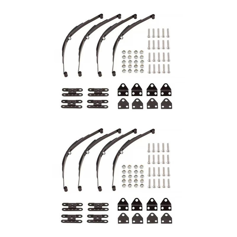 

8Pcs 1/10 Rock Crawler Hard Leaf Spring Suspension Stainless Steel Bar For F350 D90 RC4WD Tamiya Axial Truck