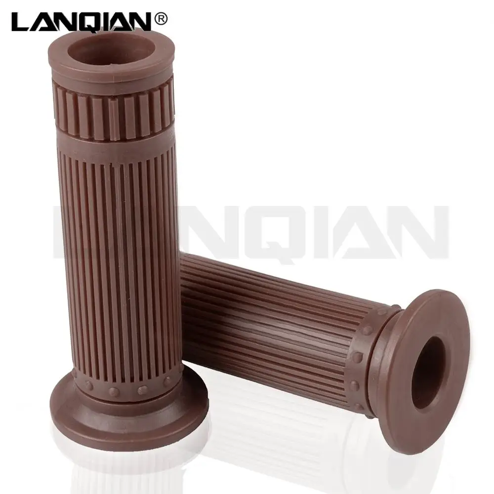 Резиновые Нескользящие ручки 1 пара для мотоцикла аксессуары езды на мотоцикле 25