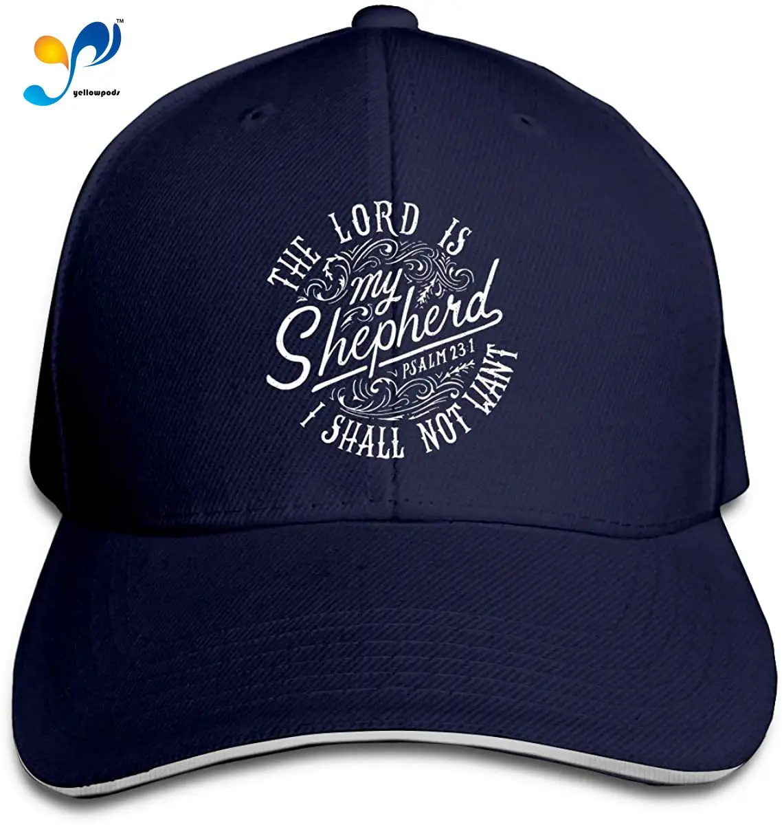 

The Lord Is My Shepherd Men Cotton Classic Baseball Cap Adjustable Size