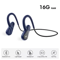 16g ram wireless headset bluetooth earphones memory mp3 play sports running ear hook headphone waterproof stereo with