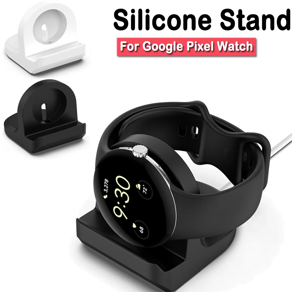 

Silicone Charge Stand Holder for Google Pixel Smart Watch Charger Cradle Dock Accessories