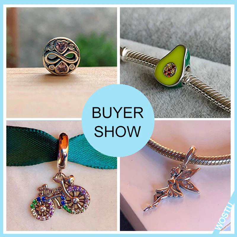 Серебро 925 пробы подвеска в виде единорога божьей коровки животных бусины кошка