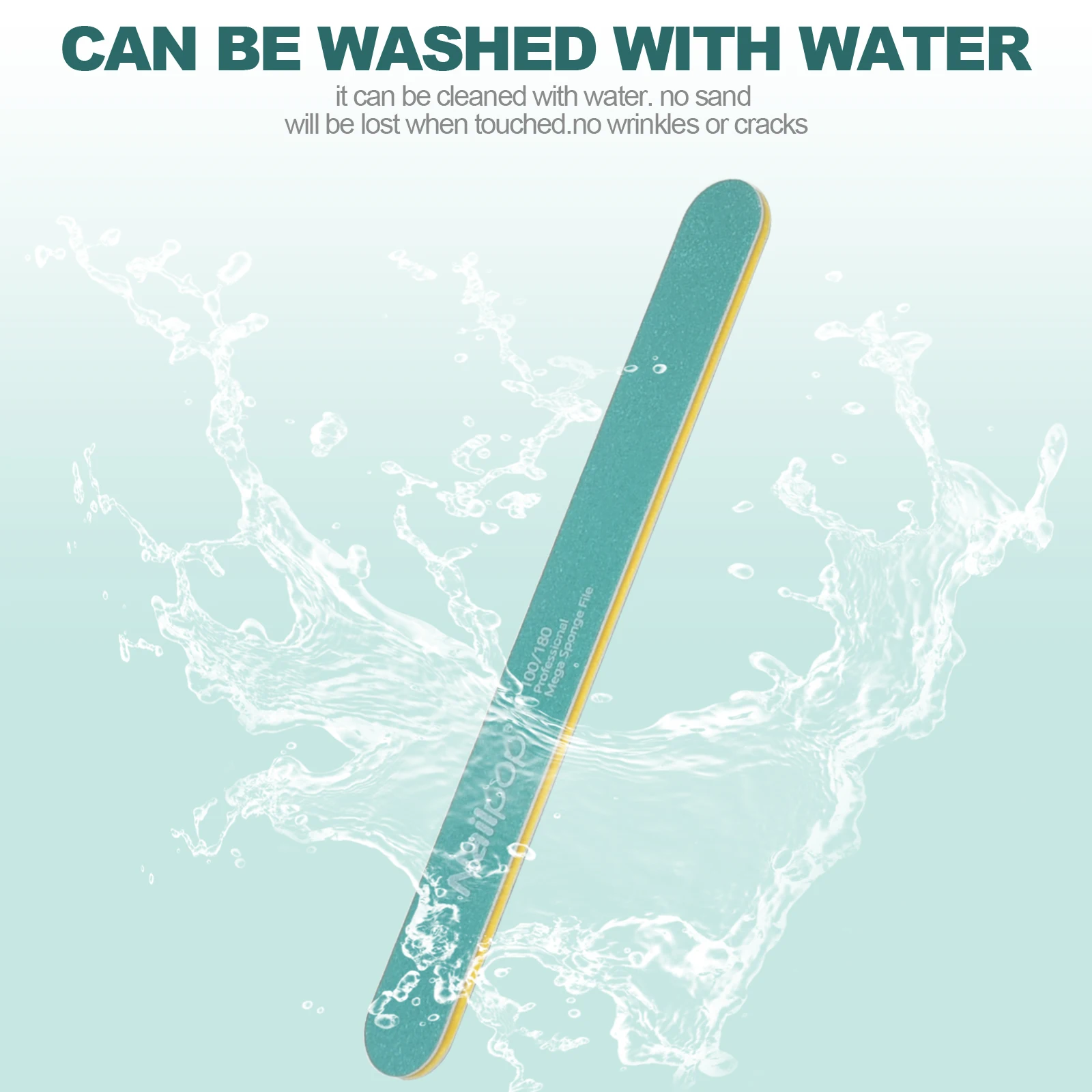 Nailpop 10 Шт. Набор Профессиональных Пилочек Для Ногтей Зернистость 100/180 Грубый