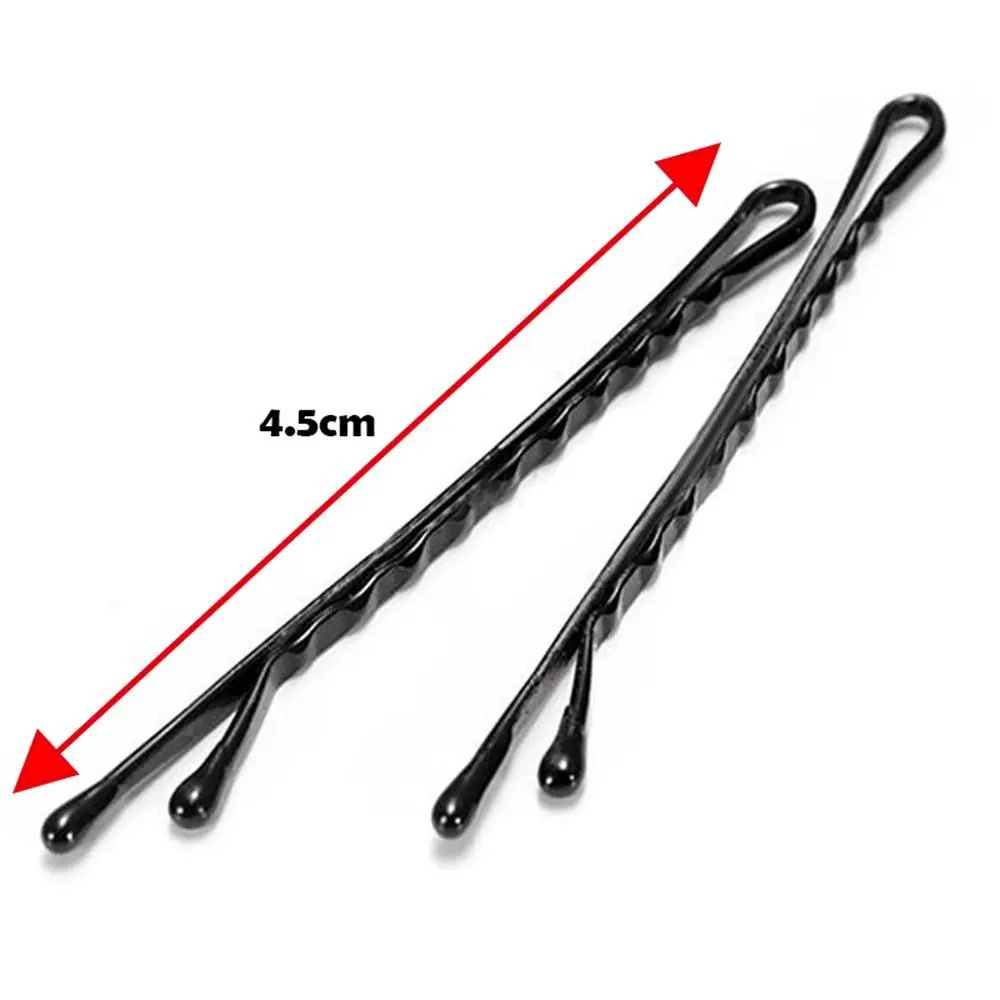 Салон Ретро Практичные обтекаемые женские простые дизайнерские черные заколки