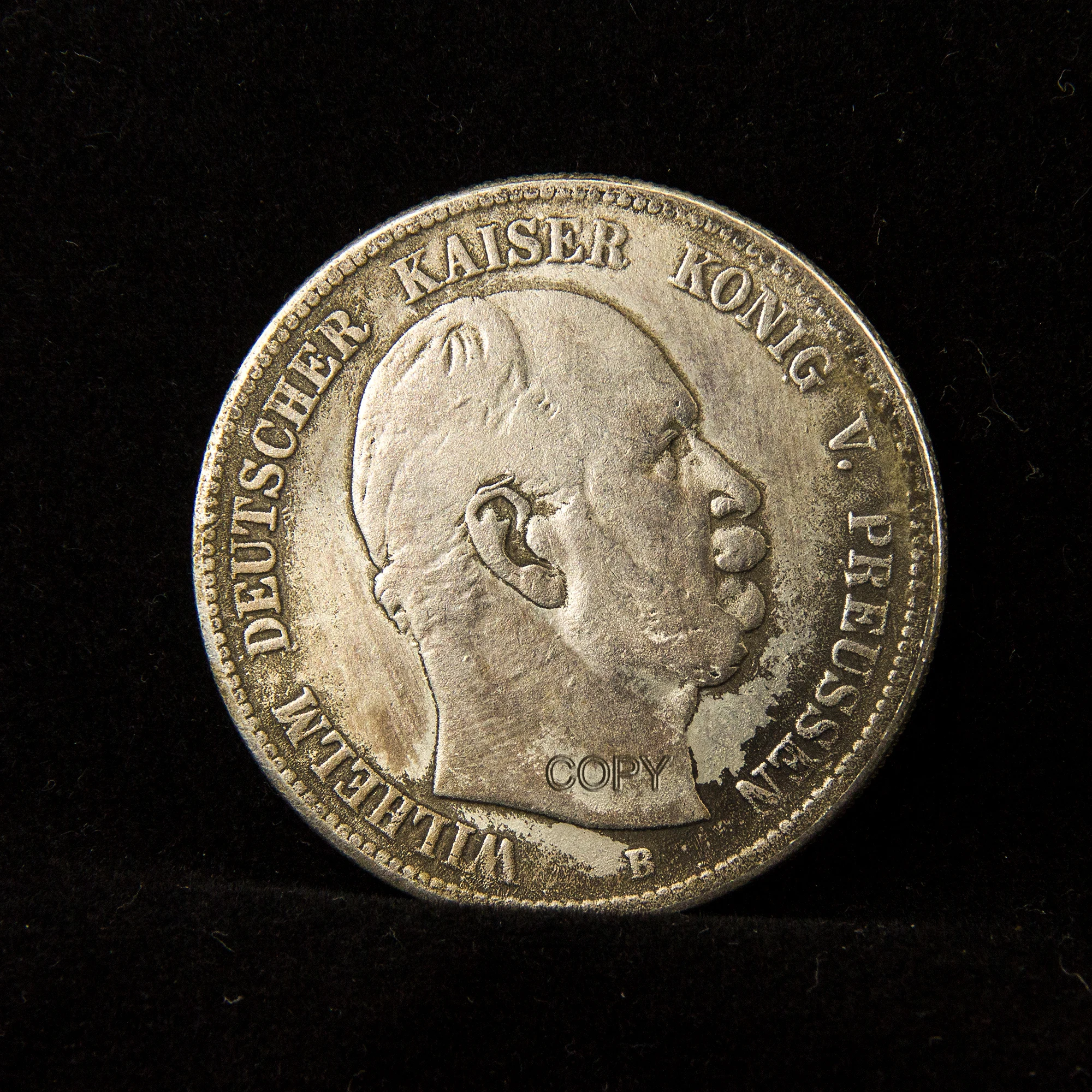 Медная монета с изображением Вильгельма I