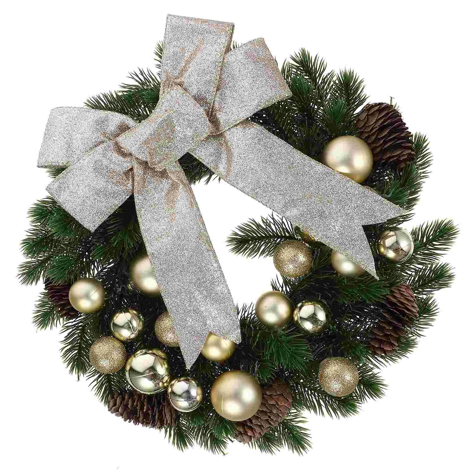 

Декоративное Рождественское украшение, искусственные цветочные венки, передняя дверь, Цветочная елка, оконная ткань, Рождество