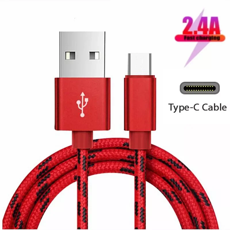

1m 2m 3m Type C Cable For Huawei P30 Pro Fast Charge Phone Charging Wire USB C Cable For Samsung S9 S8 S10 Type C 3A Charger