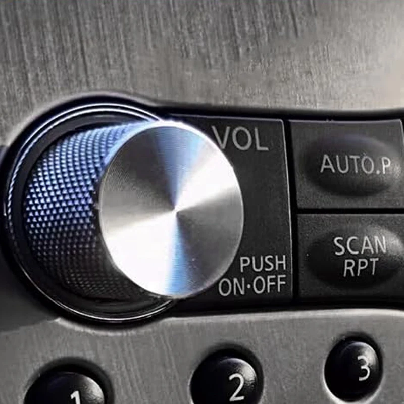 Ручка радио и A/C из алюминиевого сплава ручка переключения громкости навигации