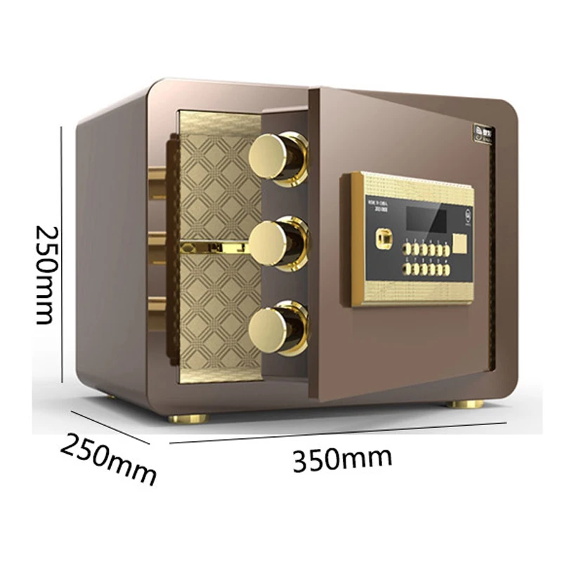 

Safe Box Fireproof , Security Home Safe with Fireproof Document Bag, Digital Keypad LCD Display Inner Cabinet Box