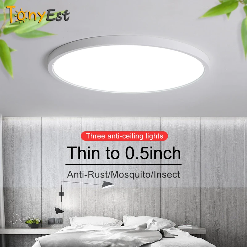 

Новый ультратонкий круглый светодиодный потолочный светильник серии AC85-265V для спальни, гостиной