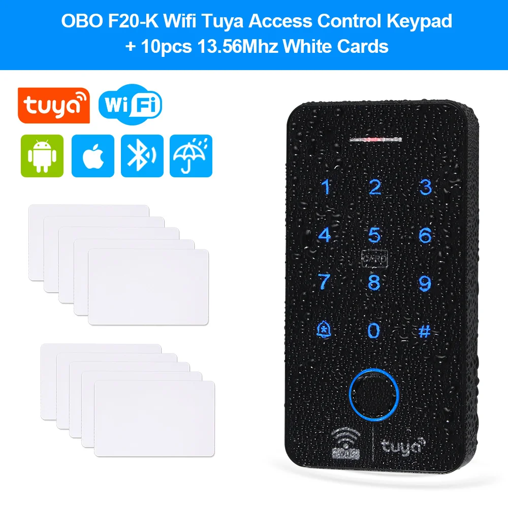 

Водонепроницаемый контроллер доступа Tuya F20-K WIFI