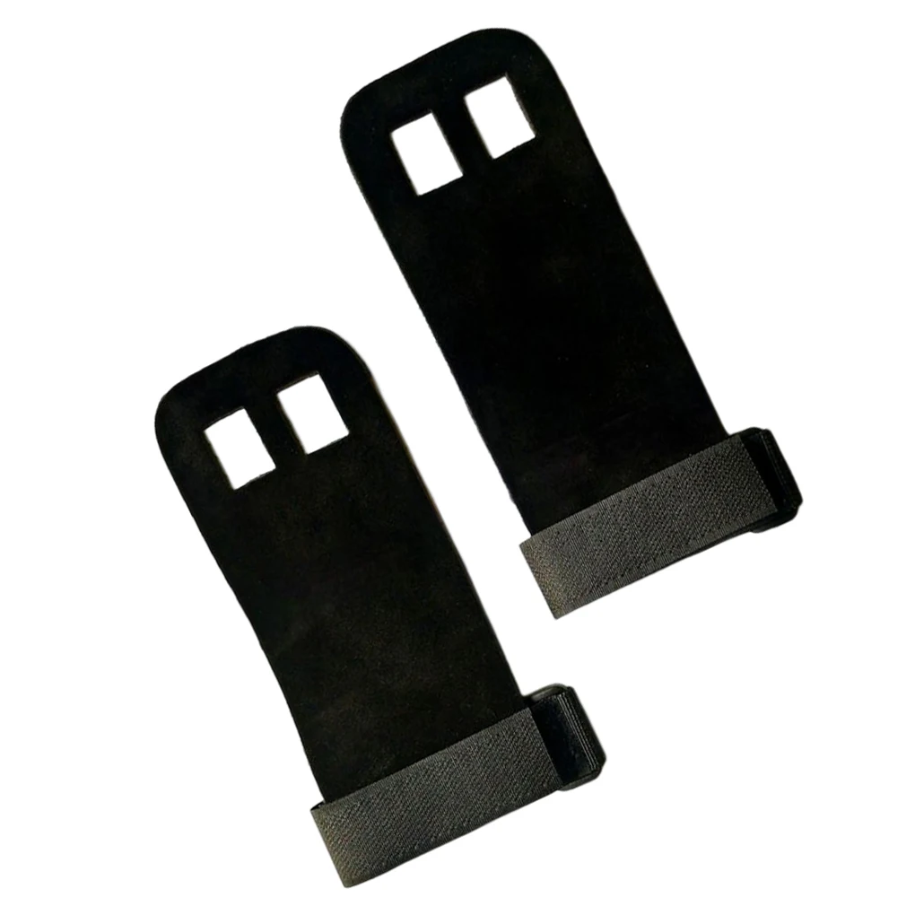 

2Pcs Wrist Wraps Supple Synthetic Weightlifting Pull-ups Bodybuilding Hand Grips Padded Palm Protectors Sports Support