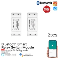 moeshouse bluetooth smart switch relay module single point control sigmesh wireless remote control with alexa google home tuya