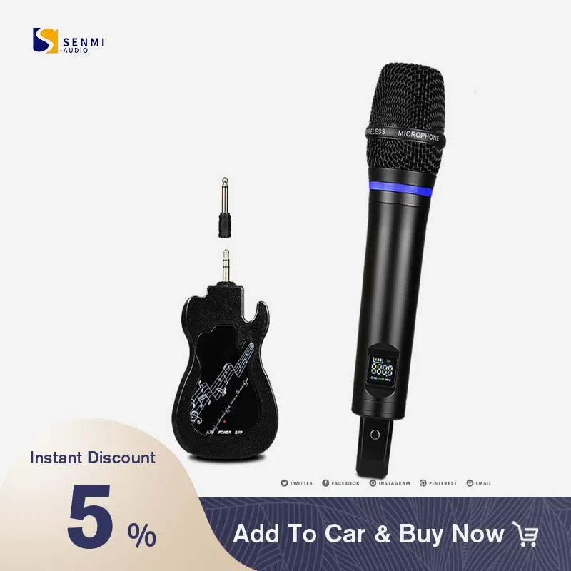 

Handheld Microphone High Quality UHF Wireless Microphone Karaoke Microphone For Teaching/Interview/Speech