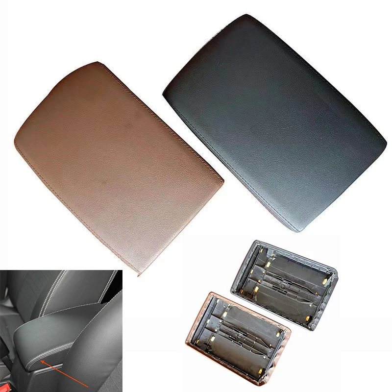 

Auto Center Console Armrest Box Cover Leather Lid Seat Protective Pad For VW Tiguan 2009 2010 2011 2012 2013 2014 2015 2016