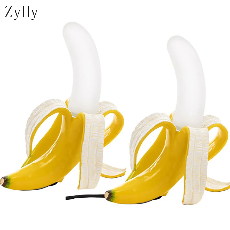 

Настольная Светодиодная лампа в виде банана, ночники для спальни, прикроватного столика, гостиной, Современный домашний декор, настольные светильники, осветительные приборы