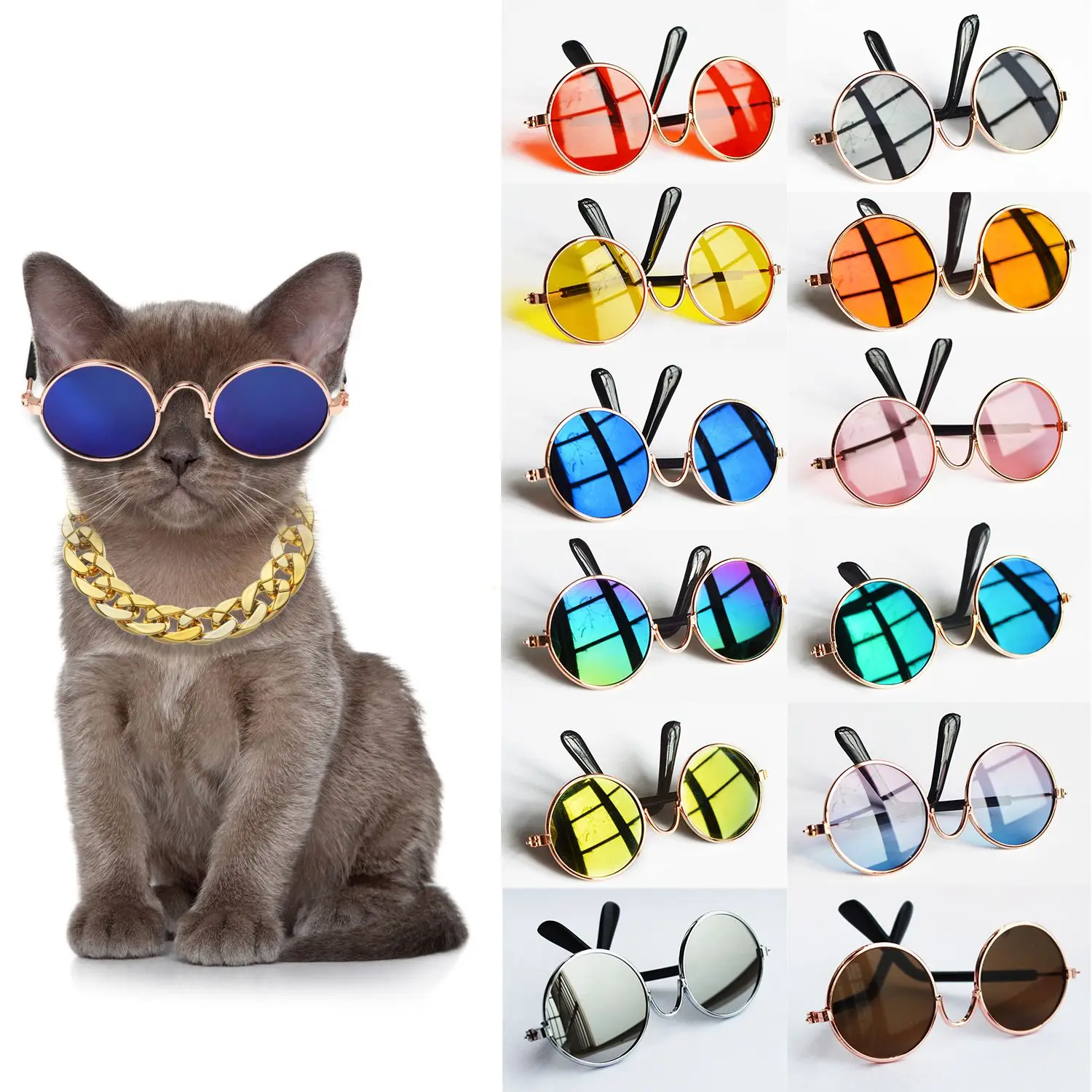 

Dog Pet Glasses For Pet Products Eye-wear Dog Pet Sunglasses Photos Props Accessories Pet Supplies Cat Glasses