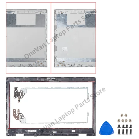 Новинка для ноутбука Probook 650 655 G4 G5, задняя крышка ЖК-дисплея/передняя панель/подставка для рук/нижний корпус/крышка шарнира/крышка без сенсорного экрана, серебристая