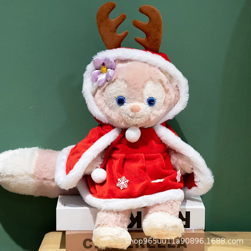 

Disney Lina Bell Cute Fox Plush Doll Girl Cute Cross-dressing Doll Soft Plush Pillow Movable Doll Model Toy Girl Toy Couple Gift