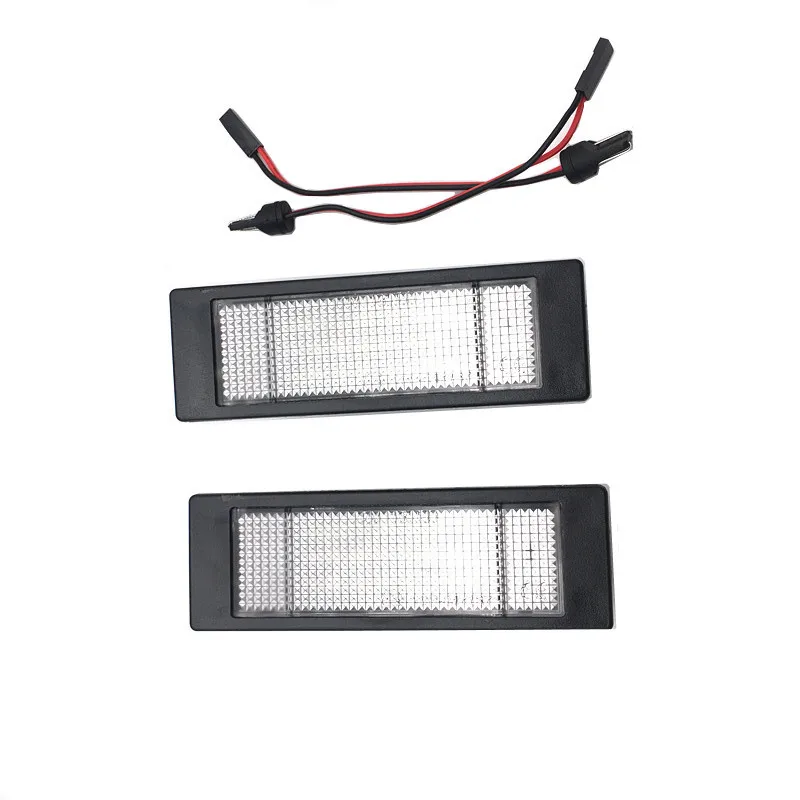 

2PCS For BMW E81 E87 F20 F21 E63 E64 F06 F12 F13 1 6 Series Z4 E86 E85 E89 X2 Gran Coupe SMD White Led License Plate Lights