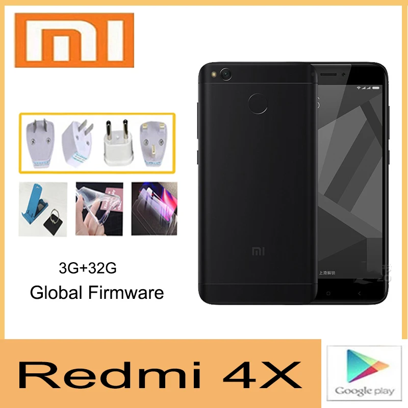 celular global version xiaomi redmi 4X smartphone straight talk cell phones unlock android mobilephone