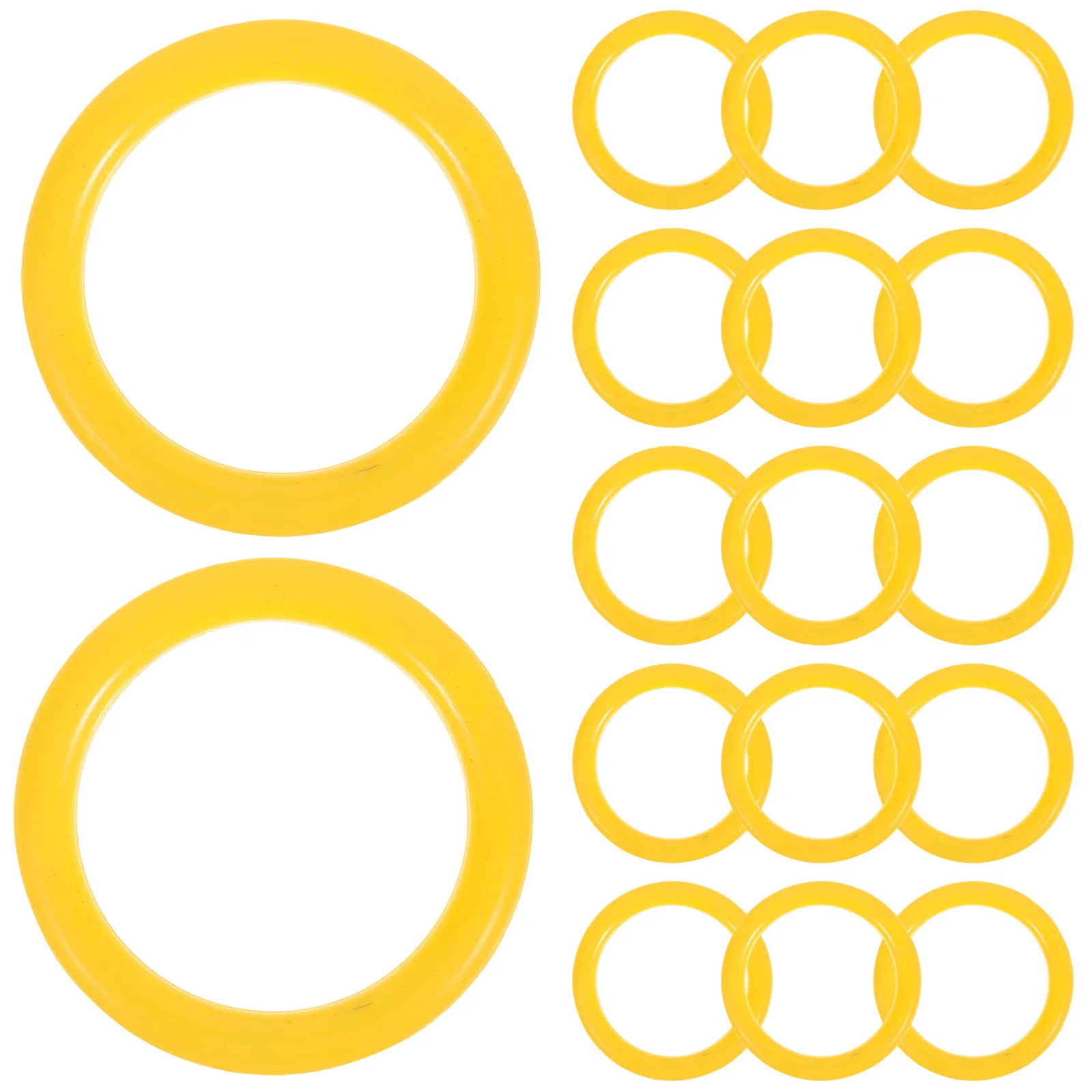 

50 Pcs Catcher Crab Traps Float Rings Fishnets Solid Portable Fishing Accessories Cage Circle Plastic Catching Mesh Tackle