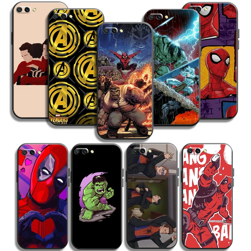 

Marvel Spiderman Iron Man Phone Cases For Huawei Honor P30 P40 Pro P30 Pro Honor 8X V9 10i 10X Lite 9A 9 10 Lite Soft TPU Funda