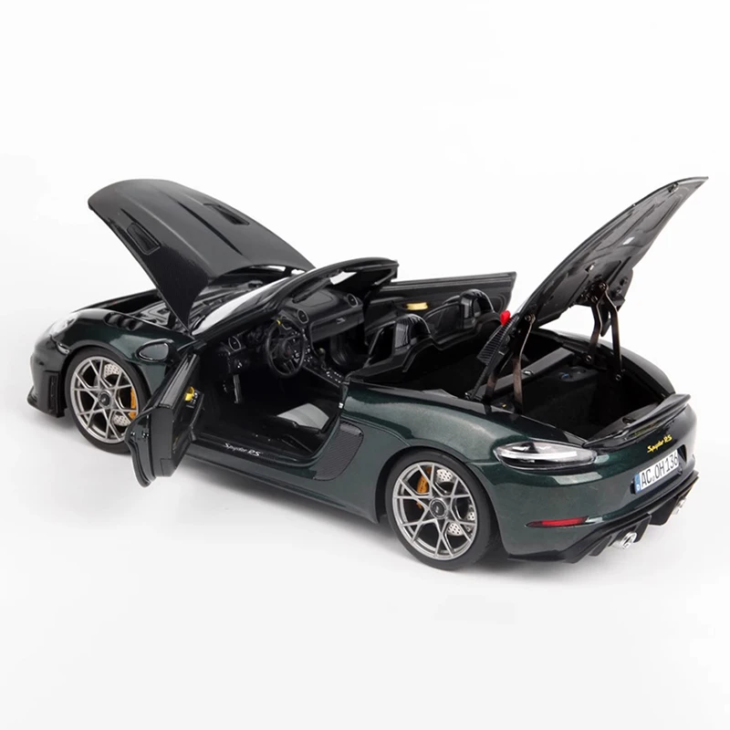 NOREV 1:18 для 718 Spyder RS Weissach Pack, полностью открытая коллекция моделей автомобиля из сплава, декоративный подарок (art.: 3920d3612e192) - 3920d3612e192