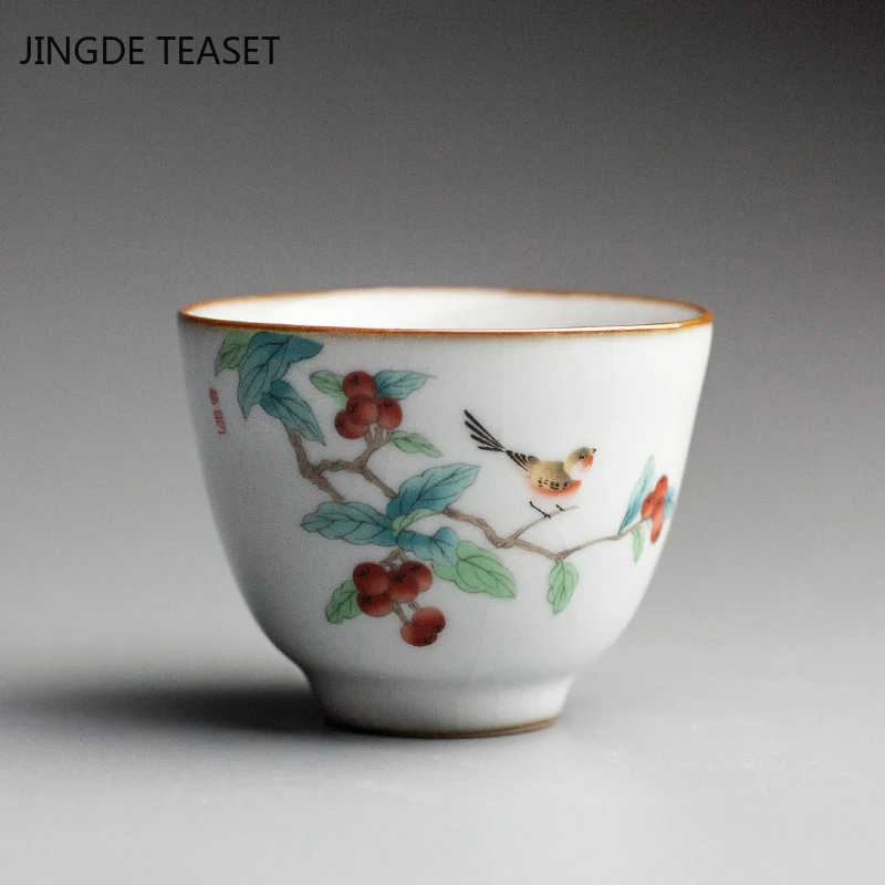 2 шт./лот китайская посуда для запекания чайные чашки антимасштабирование ручная