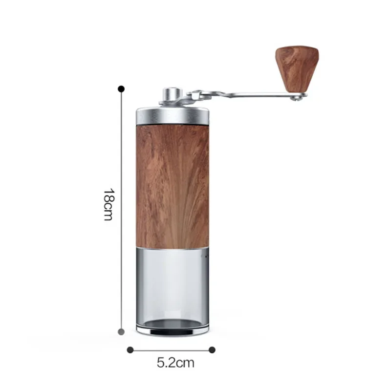 Ручная кофемолка из нержавеющей стали ручная регулировка для кухни портативные