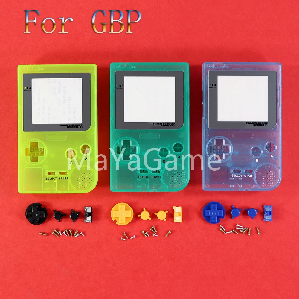 

1set Luminescence Full Set Housing Cover Replacement Parts Shell For Gameboy Pocket GBP Console Game Case Kids Glow At Night