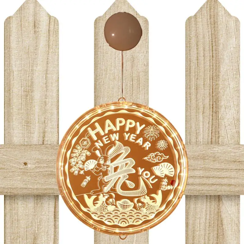 

Happy Chinese New Year Decorations Chinese Festival Hanging Led Lights Year Of The Rabbit Spring Festival Lamp For Chinese New