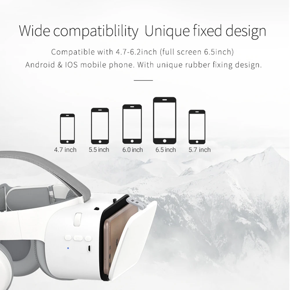 Bobo Bobovr Z6 Casque Helmet 3D VR Glasses Virtual Reality Bluetooth Headset For Smartphone Smart Phone Goggles Viar Binoculars images - 6