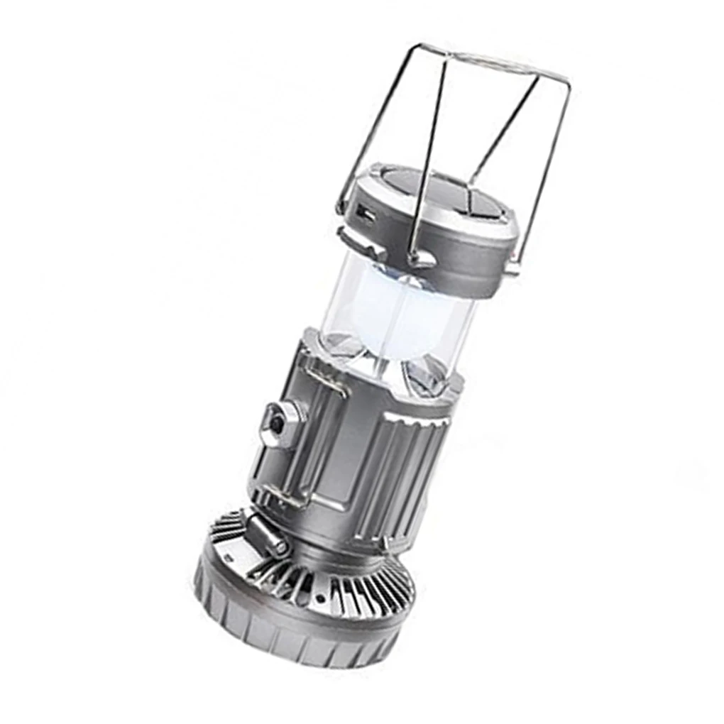 

Solar Lantern Hanging Lights Emergency Lamps Camping Accessory Hiking Mountaineering US Plug Fan Function Tent Lamp Golden