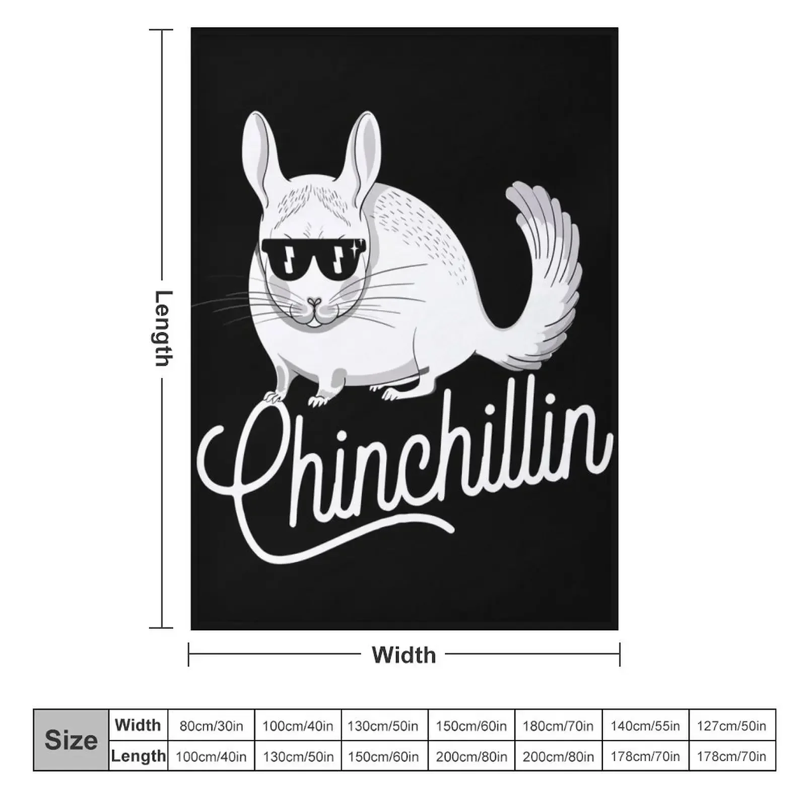 Одеяло для любителей животных chinchilla chinchillin Большие Рождественские декоративные