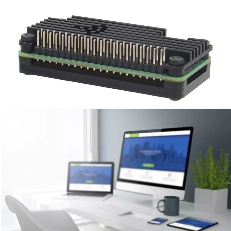 Металлический бронированный чехол из алюминиевого сплава для RaspberryPiZero 2W/PiZero